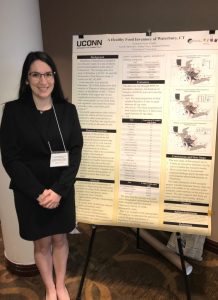 Savannah-Nicole Villalba presenting her poster.