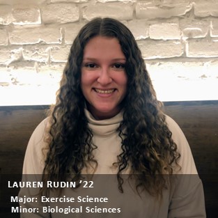 OUR Peer Research Ambassador Lauren Rudin '22.