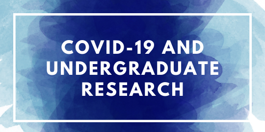 COVID-19 and Undergraduate Research