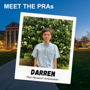 Meet the PRAs, picture of Darren, Peer Research Ambassador.